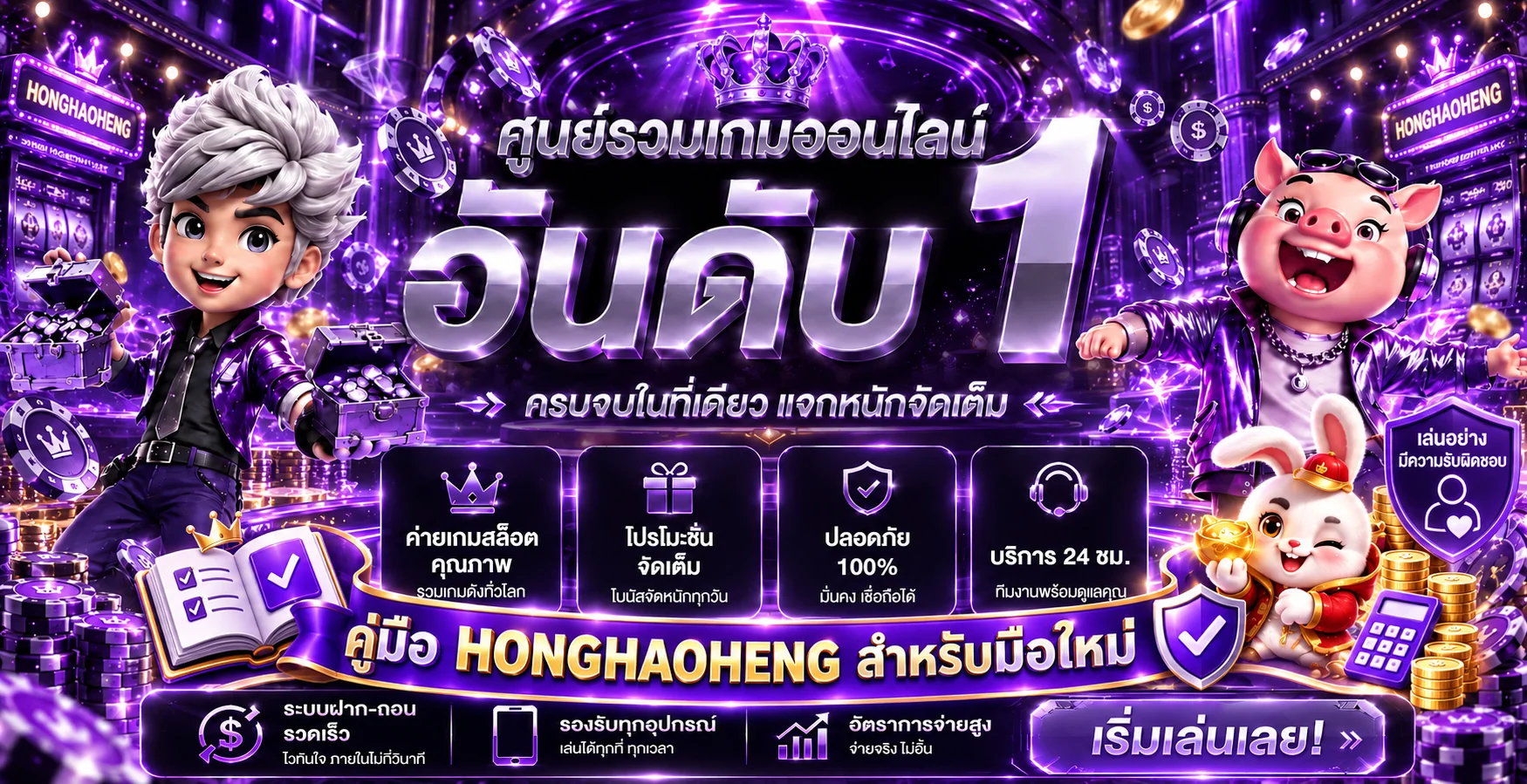 HONGHAOHENG คู่มือมือใหม่ | สมัครและใช้งานปลอดภัย